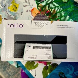 Rollo X1038 Thermal Label Printer Logistics Label Printer QR USB WHITE color